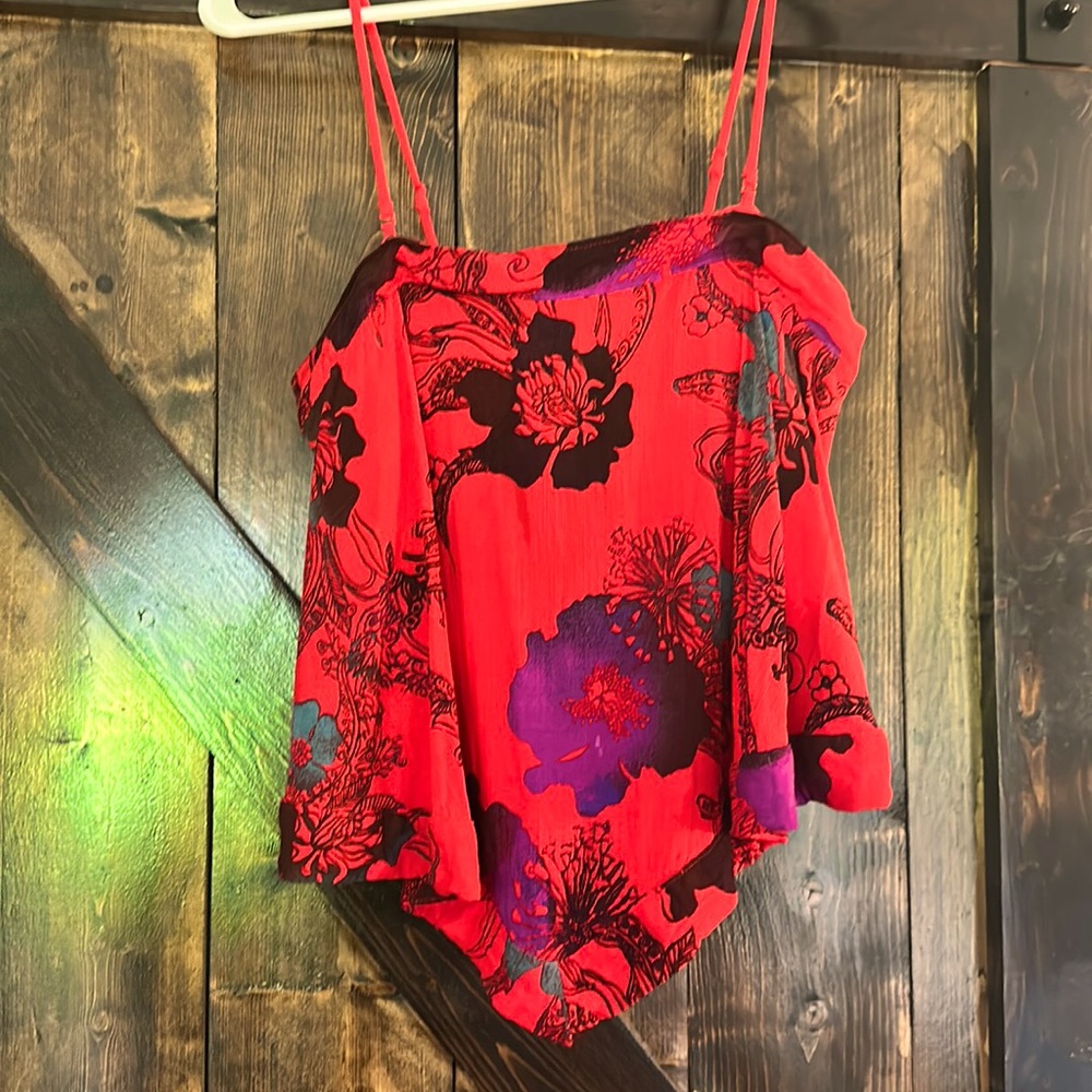 Free People Floral Top